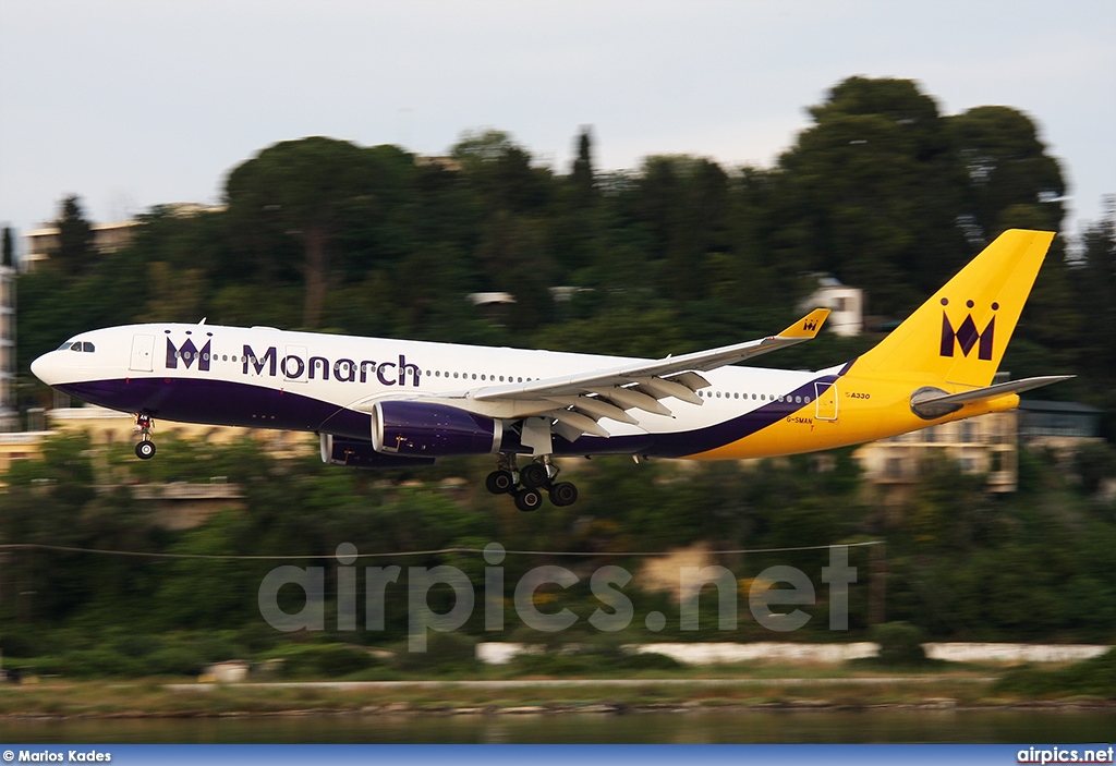 G-SMAN, Airbus A330-200, Monarch Airlines