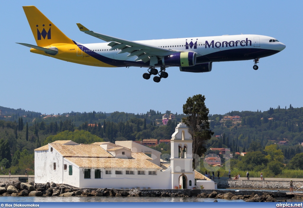 G-SMAN, Airbus A330-200, Monarch Airlines