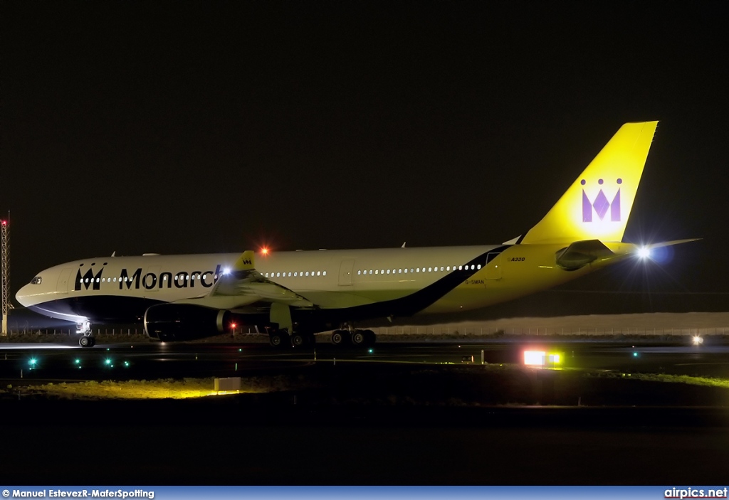 G-SMAN, Airbus A330-200, Monarch Airlines