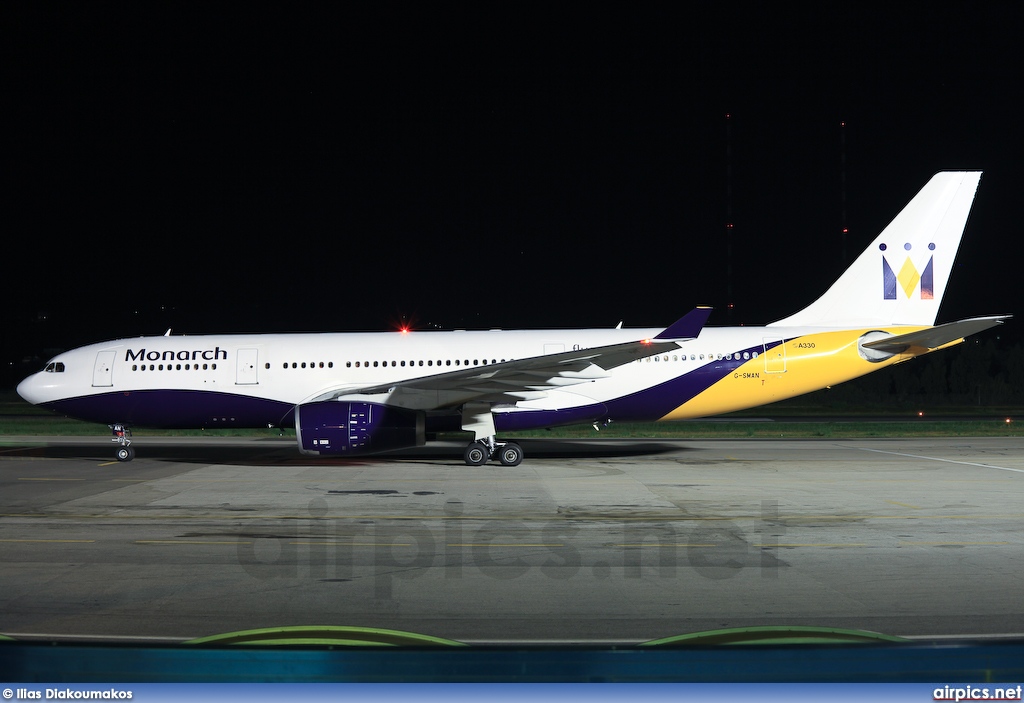 G-SMAN, Airbus A330-200, Monarch Airlines