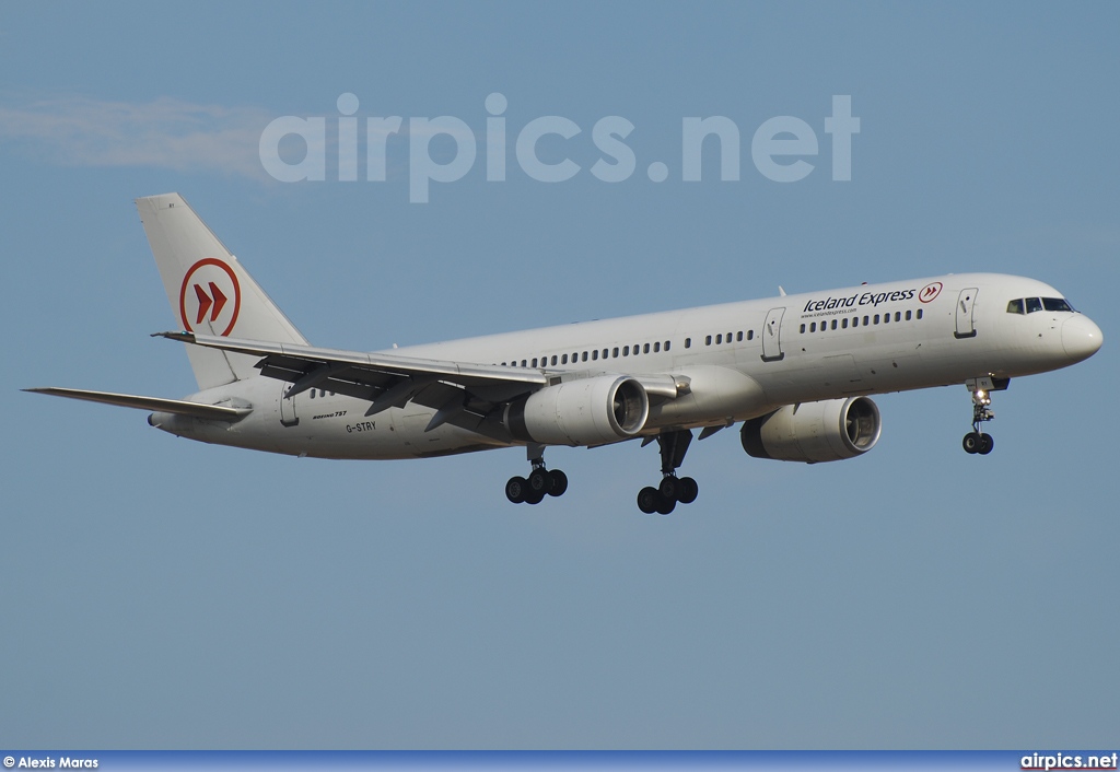 G-STRY, Boeing 757-200, Iceland Express