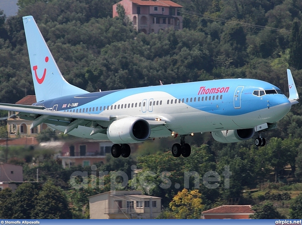 G-TAWB, Boeing 737-800, Thomson Airways