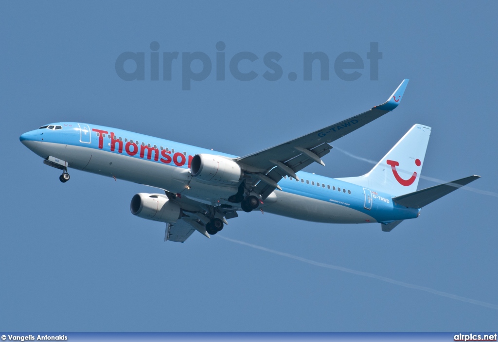 G-TAWD, Boeing 737-800, Thomson Airways