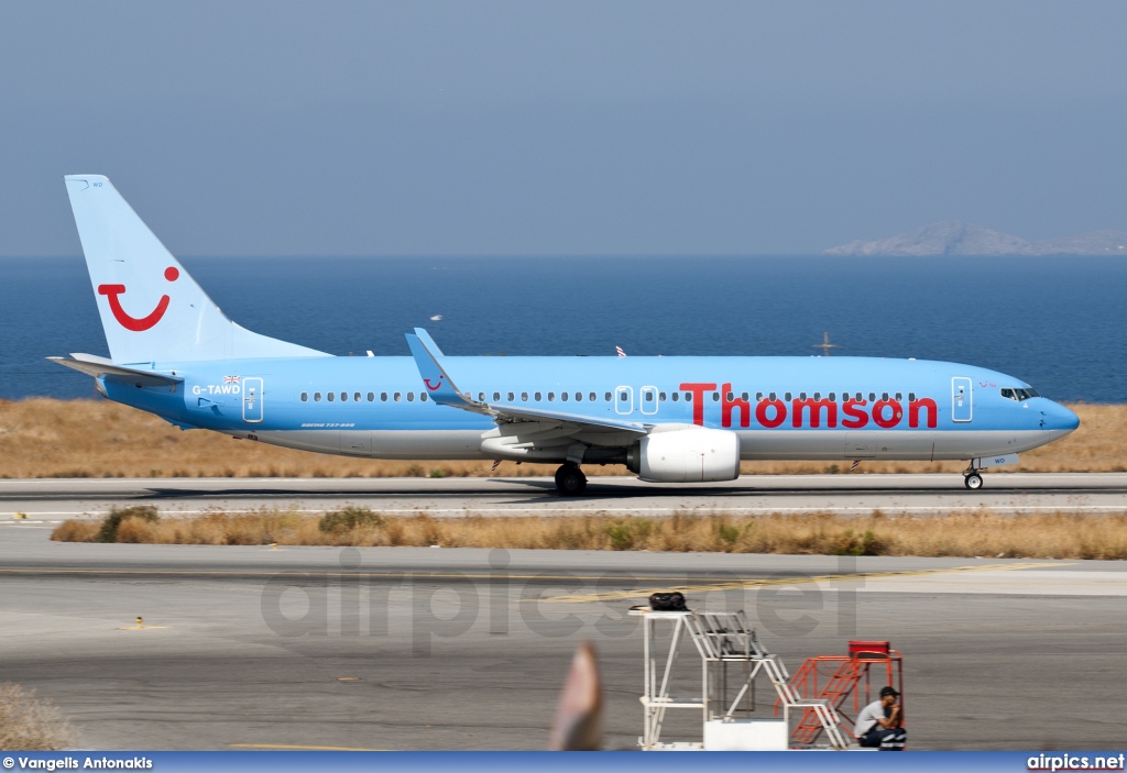 G-TAWD, Boeing 737-800, Thomson Airways