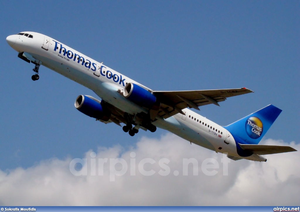 G-TCBA, Boeing 757-200, Thomas Cook Airlines