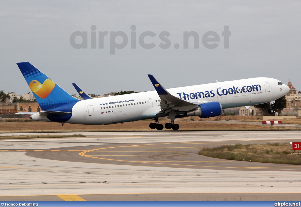 G-TCCB, Boeing 767-300ER, Thomas Cook Airlines