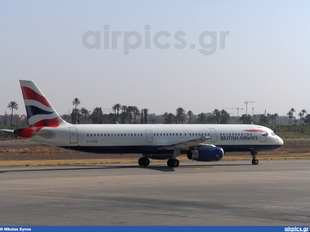 G-TTID, Airbus A321-200, British Airways