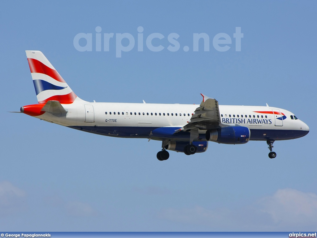 G-TTOE, Airbus A320-200, British Airways