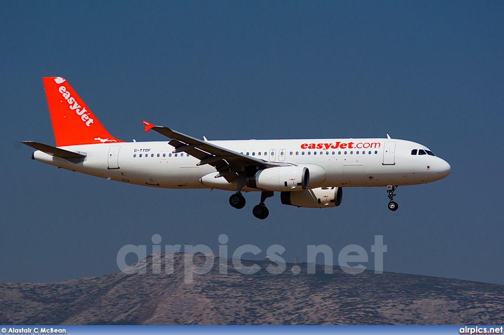 G-TTOF, Airbus A320-200, easyJet