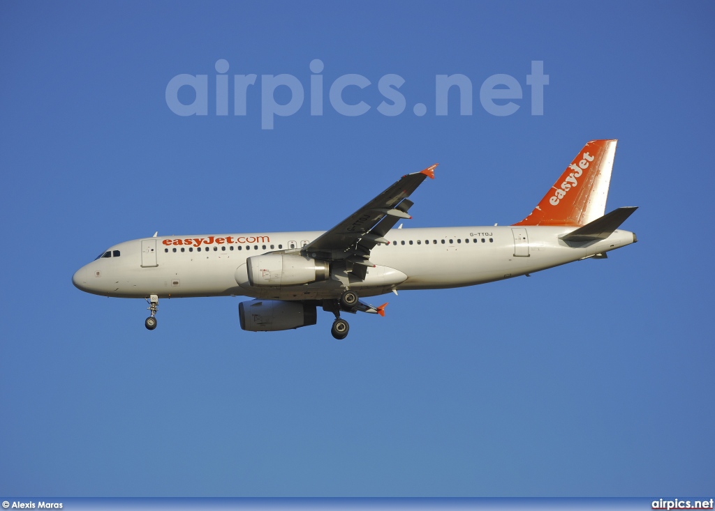 G-TTOJ, Airbus A320-200, easyJet