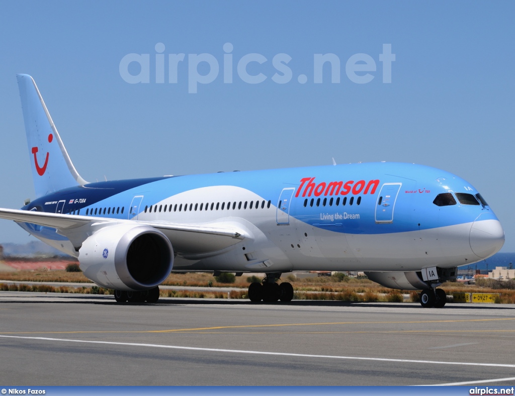 G-TUIA, Boeing 787-8 Dreamliner, Thomson Airways