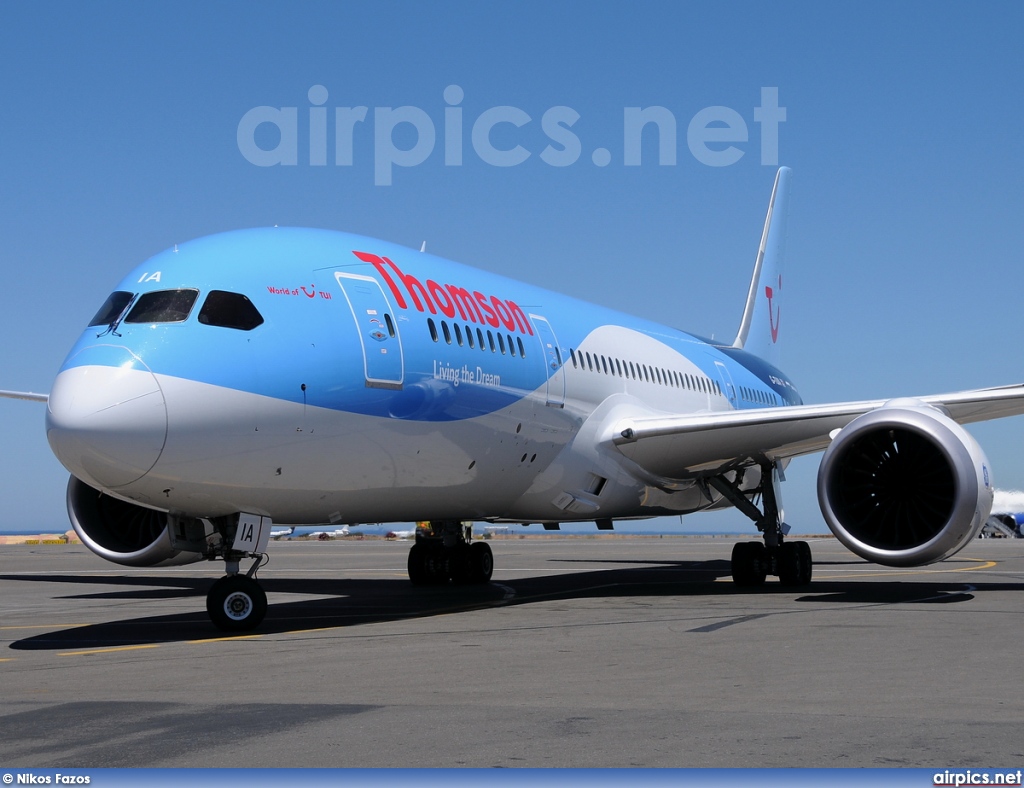 G-TUIA, Boeing 787-8 Dreamliner, Thomson Airways