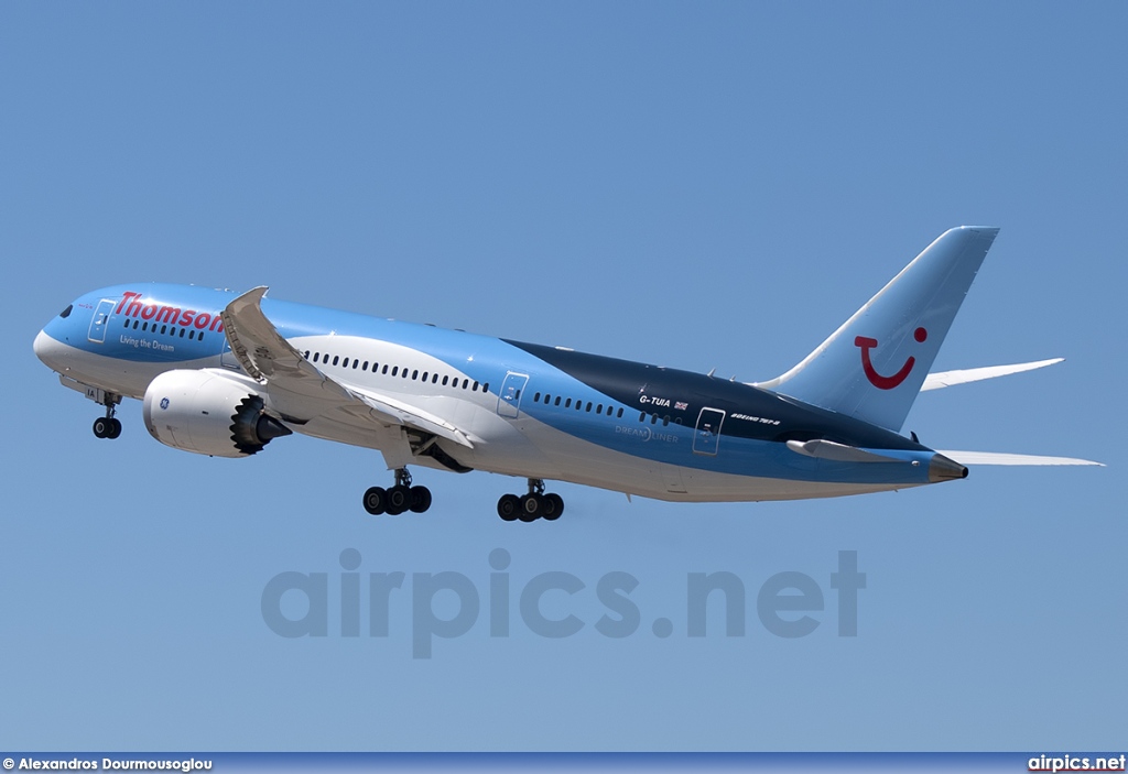 G-TUIA, Boeing 787-8 Dreamliner, Thomson Airways