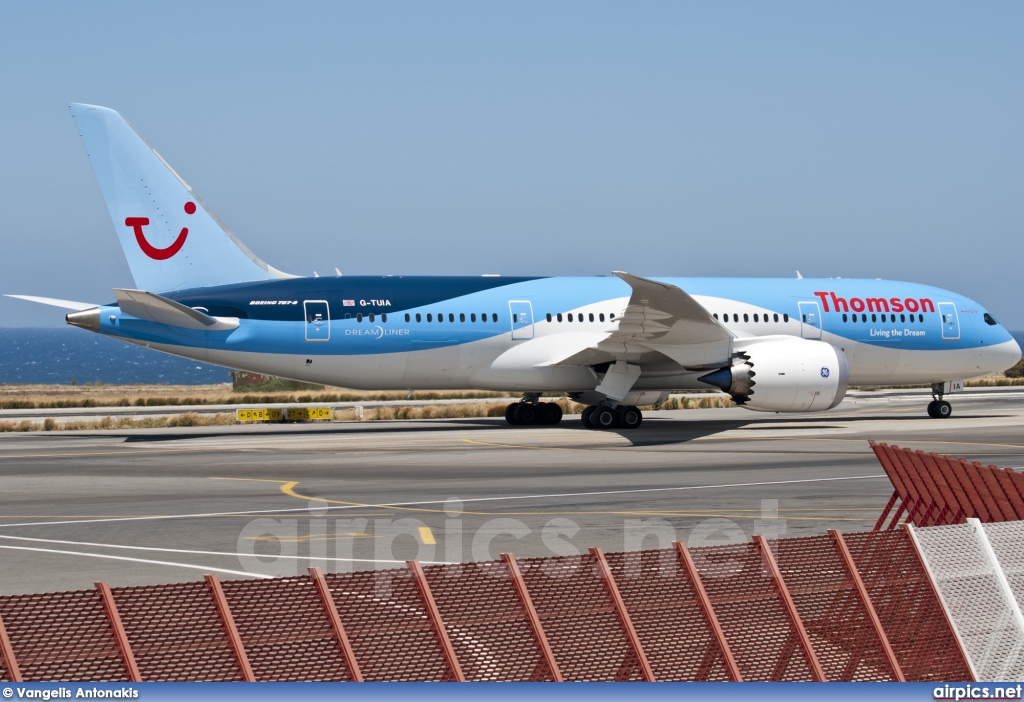 G-TUIA, Boeing 787-8 Dreamliner, Thomson Airways