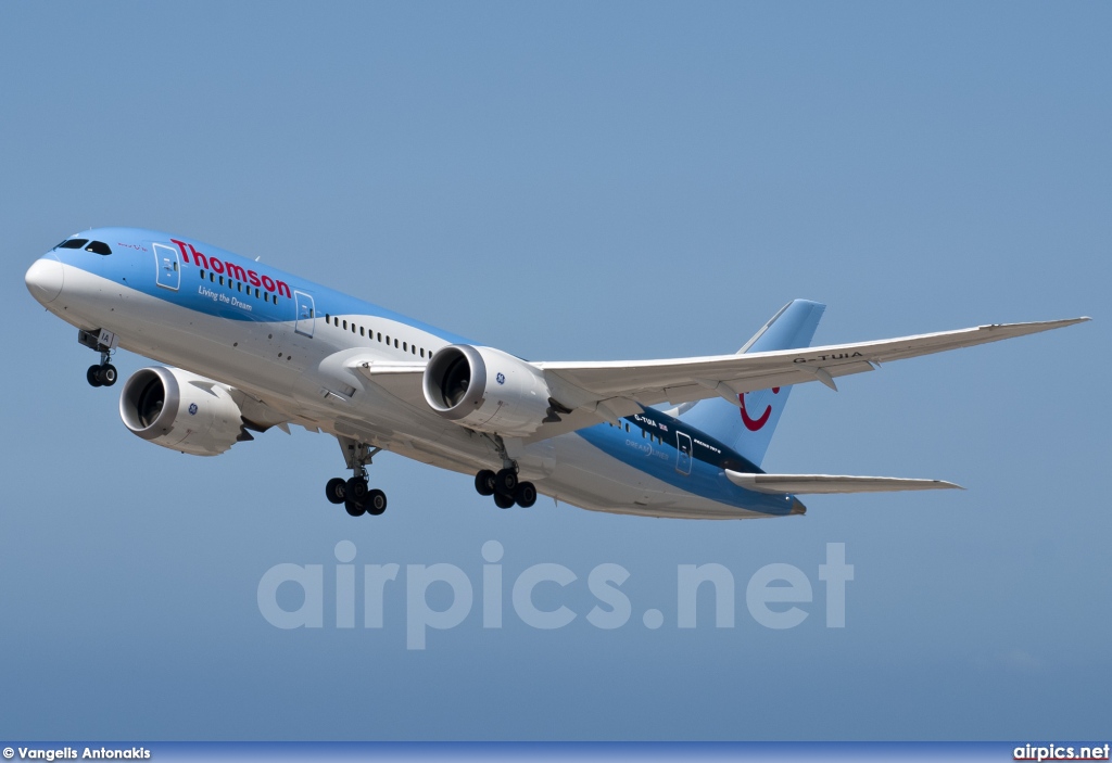 G-TUIA, Boeing 787-8 Dreamliner, Thomson Airways