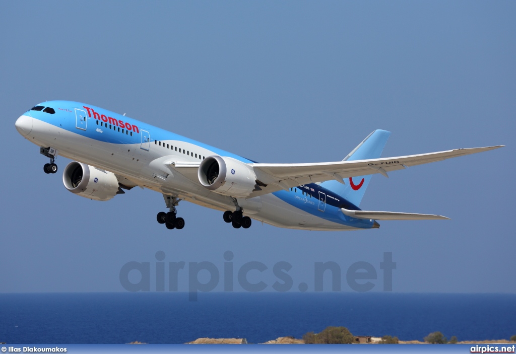 G-TUIB, Boeing 787-8 Dreamliner, Thomson Airways