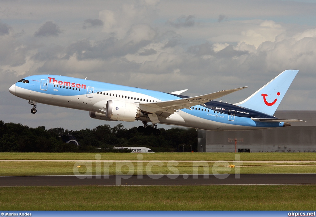 G-TUIB, Boeing 787-8 Dreamliner, Thomson Airways