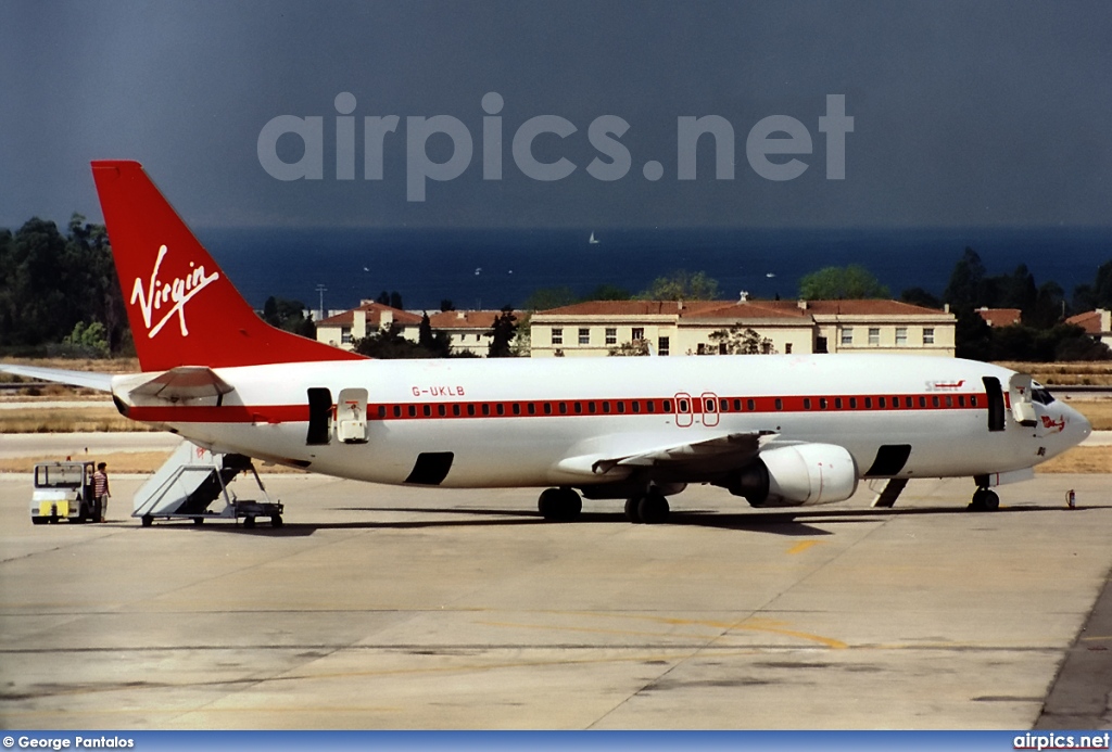 G-UKLB, Boeing 737-400, Virgin Atlantic