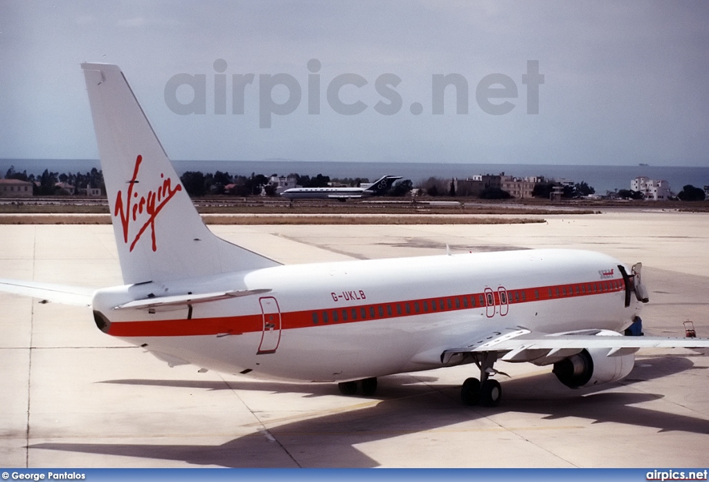 G-UKLB, Boeing 737-400, Virgin Atlantic