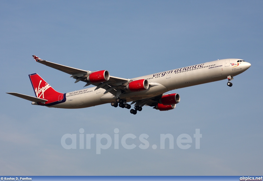 G-VBLU, Airbus A340-600, Virgin Atlantic