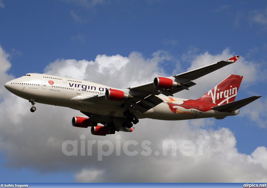 G-VFAB, Boeing 747-400, Virgin Atlantic