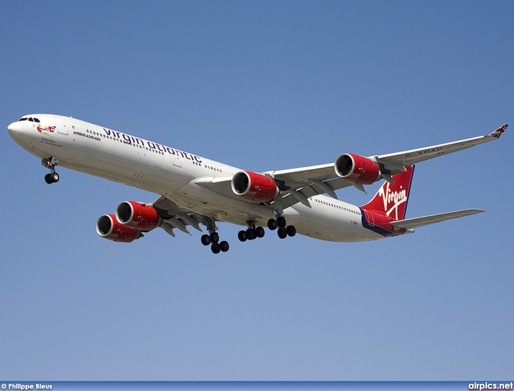 G-VNAP, Airbus A340-600, Virgin Atlantic