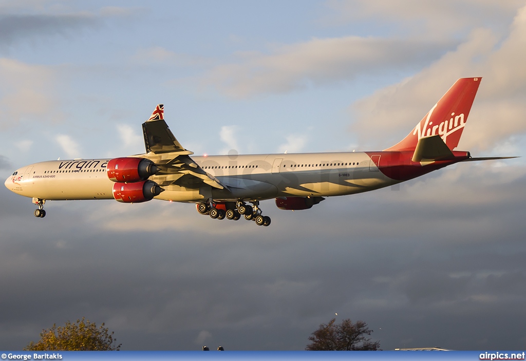 G-VRED, Airbus A340-600, Virgin Atlantic