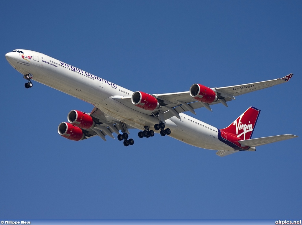 G-VSSH, Airbus A340-600, Virgin Atlantic