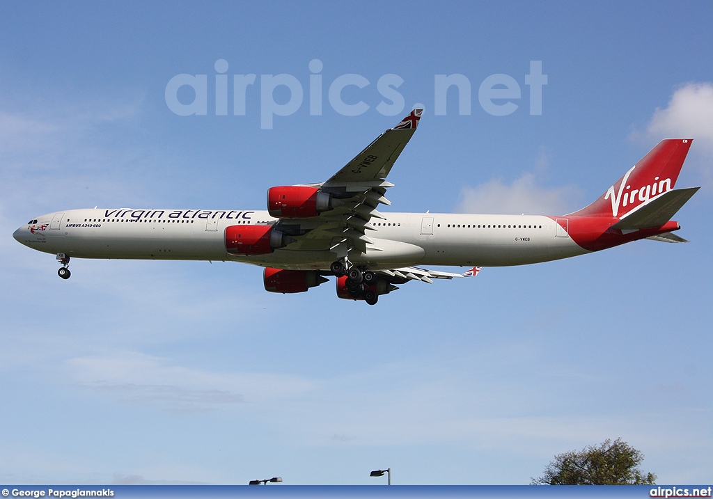 G-VWEB, Airbus A340-600, Virgin Atlantic