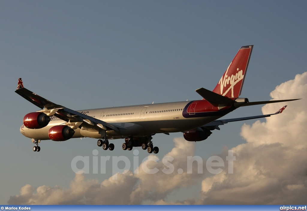 G-VWKD, Airbus A340-600, Virgin Atlantic