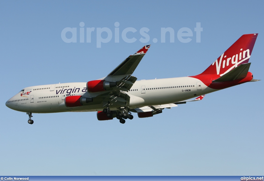 G-VWOW, Boeing 747-400, Virgin Atlantic