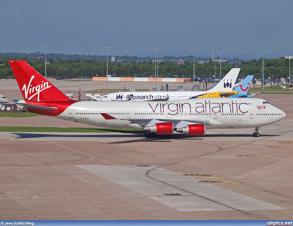 G-VXLG, Boeing 747-400, Virgin Atlantic