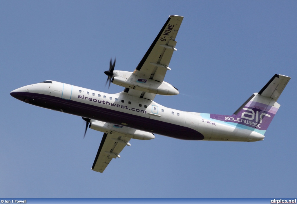 G-WOWE, De Havilland Canada DHC-8-300 Dash 8, Air Southwest