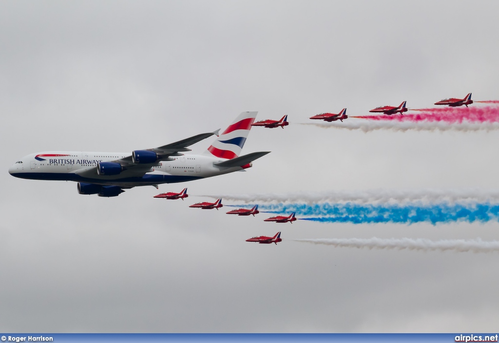 G-XLEA, Airbus A380-800, British Airways