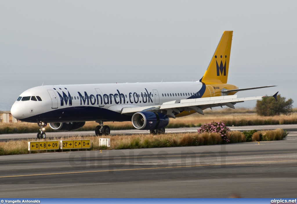 G-ZBAD, Airbus A321-200, Monarch Airlines