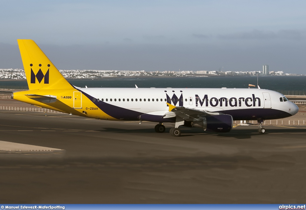 G-ZBAH, Airbus A320-200, Monarch Airlines