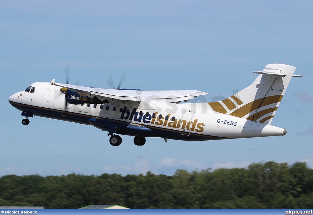 G-ZEBS, ATR 42-320, Blue Islands