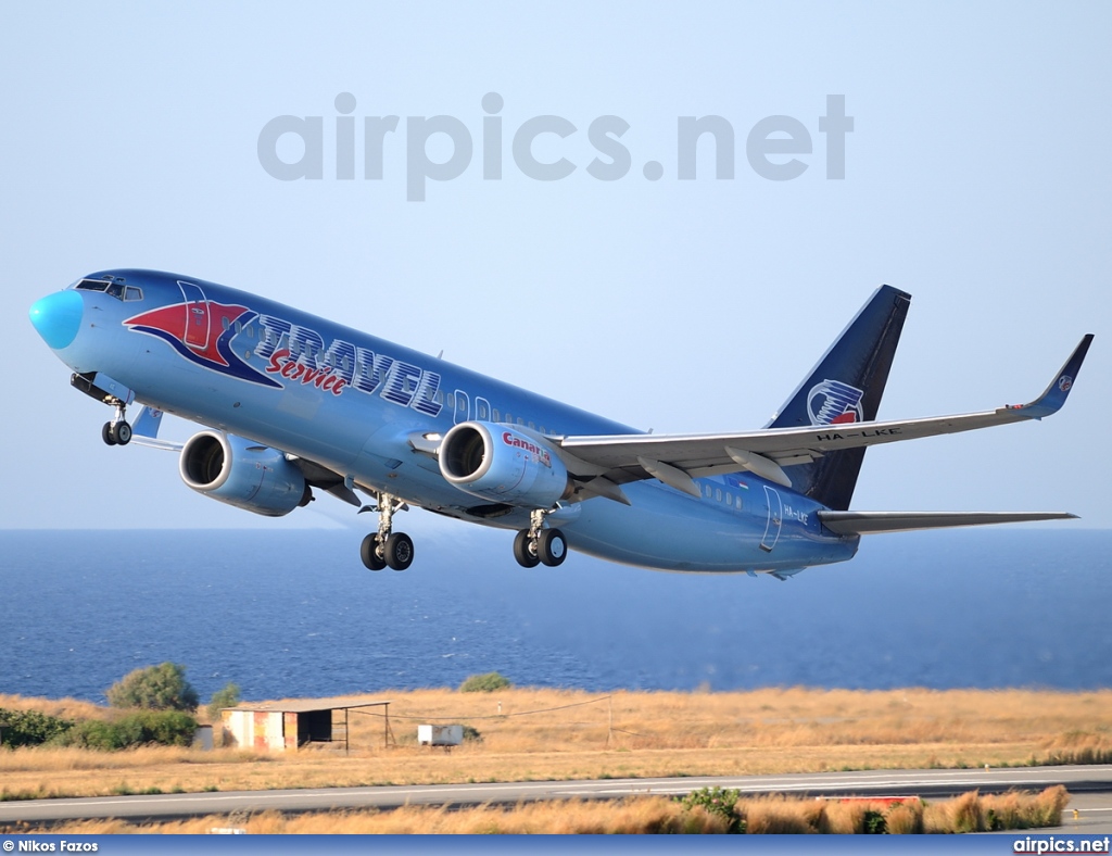 HA-LKE, Boeing 737-800, Travel Service (Hungary)