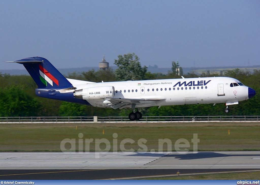 HA-LMB, Fokker 70, MALEV Hungarian Airlines