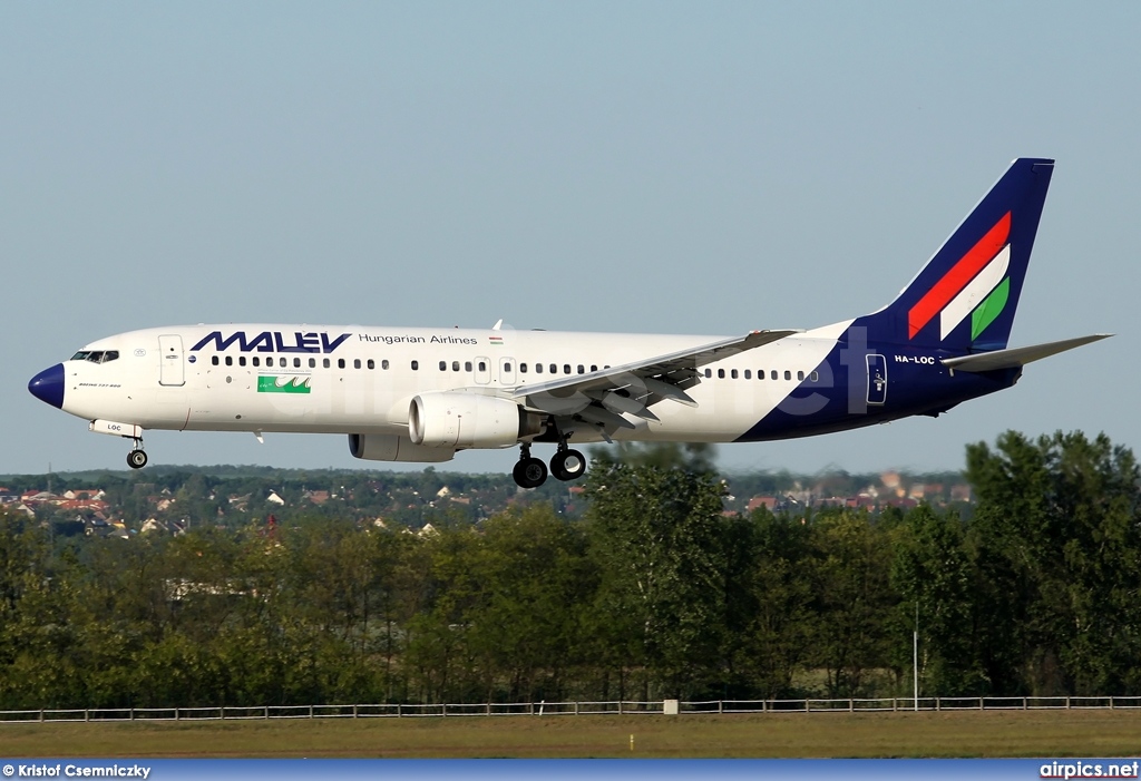 HA-LOC, Boeing 737-800, MALEV Hungarian Airlines