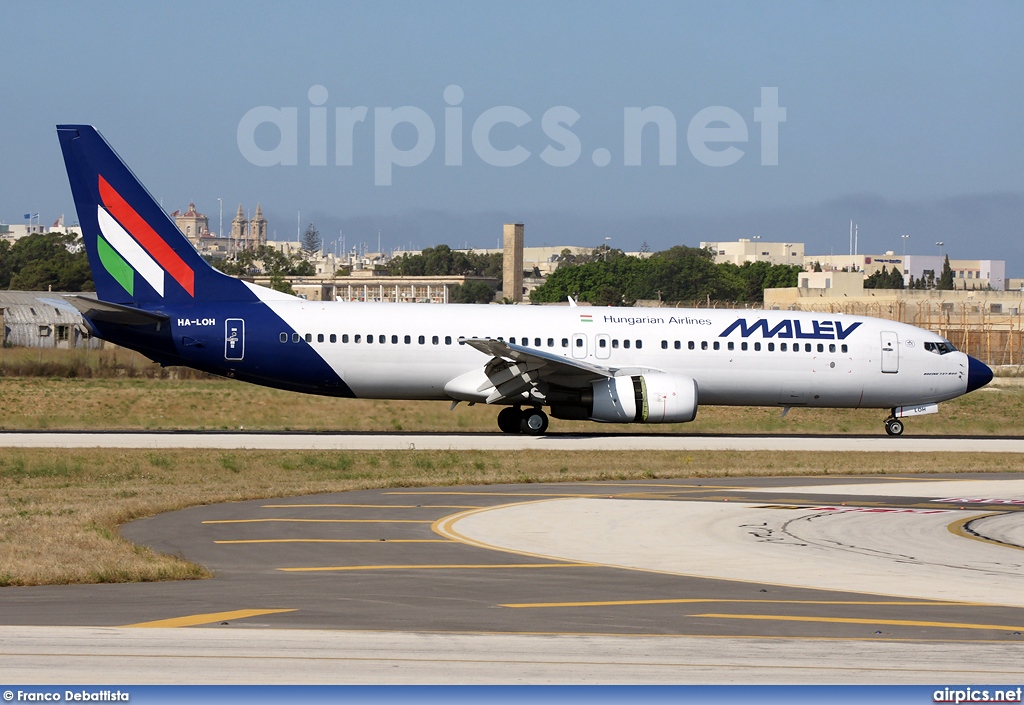 HA-LOH, Boeing 737-800, MALEV Hungarian Airlines