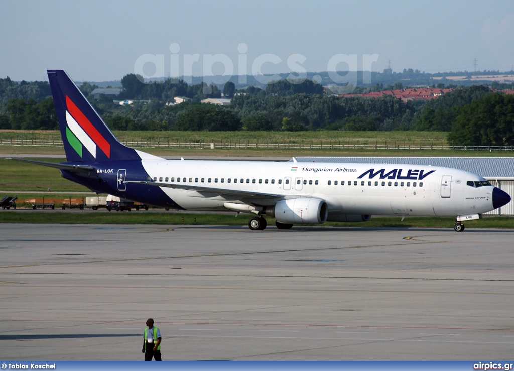 HA-LOK, Boeing 737-800, MALEV Hungarian Airlines