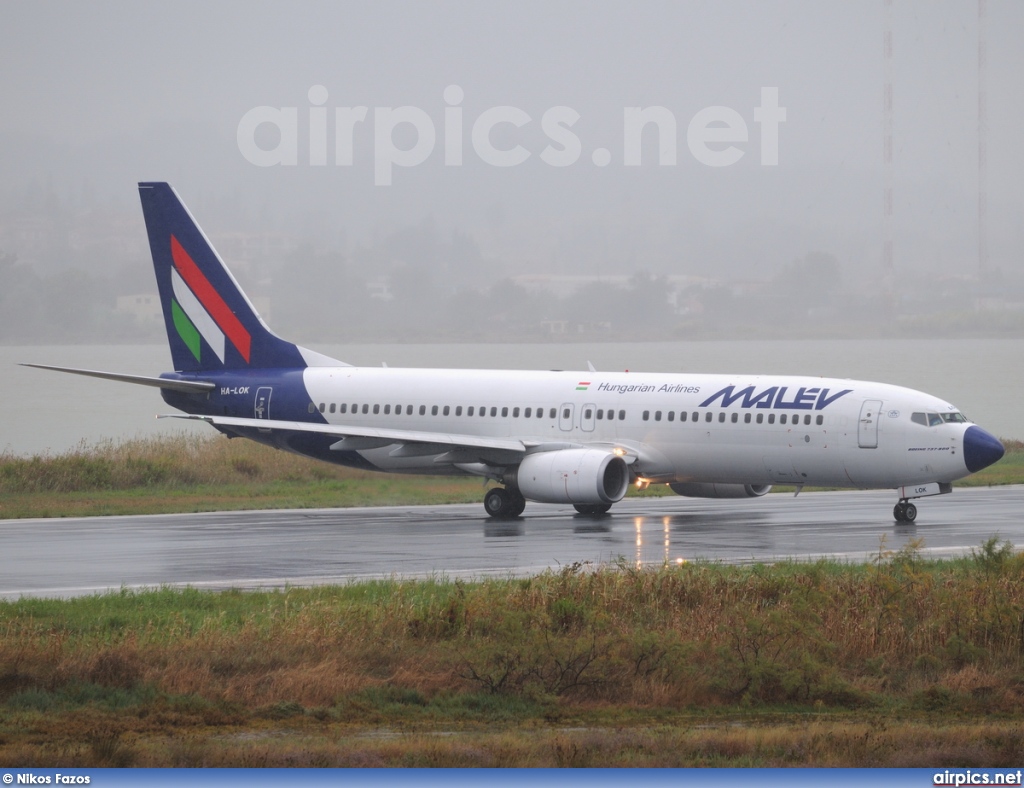 HA-LOK, Boeing 737-800, MALEV Hungarian Airlines