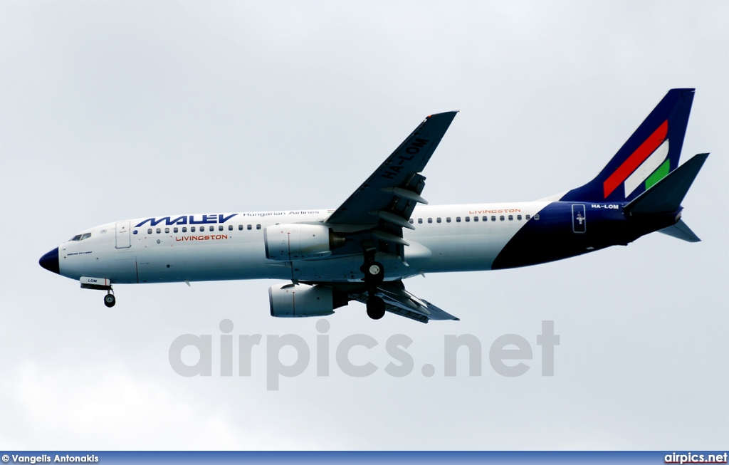 HA-LOM, Boeing 737-800, MALEV Hungarian Airlines