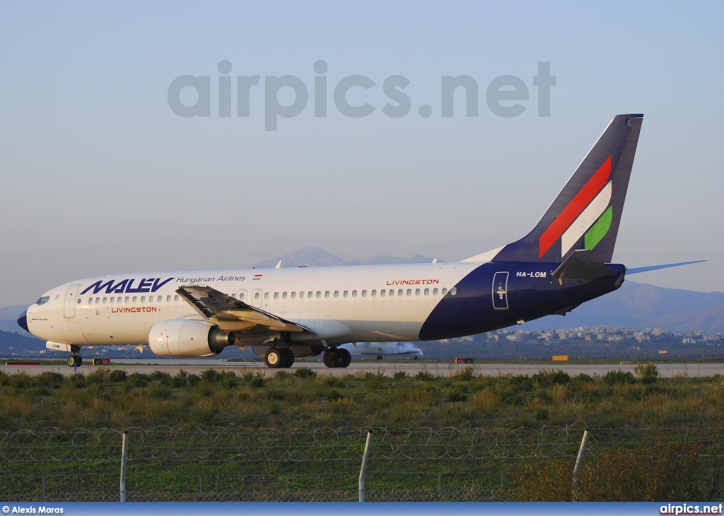 HA-LOM, Boeing 737-800, MALEV Hungarian Airlines