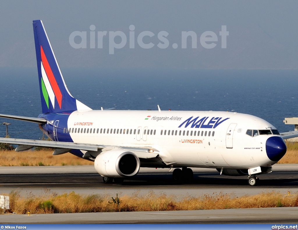 HA-LOM, Boeing 737-800, MALEV Hungarian Airlines