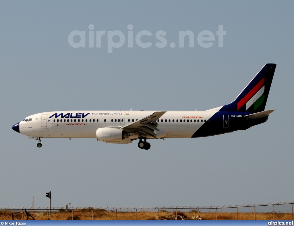 HA-LOM, Boeing 737-800, MALEV Hungarian Airlines