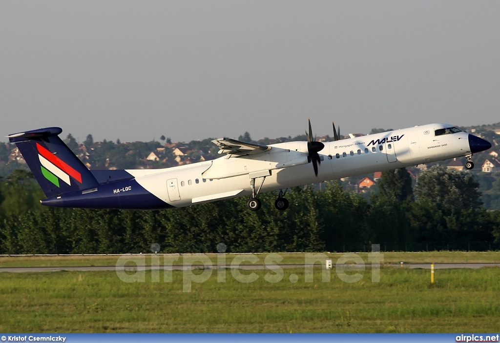 HA-LQC, De Havilland Canada DHC-8-400Q Dash 8, MALEV Hungarian Airlines