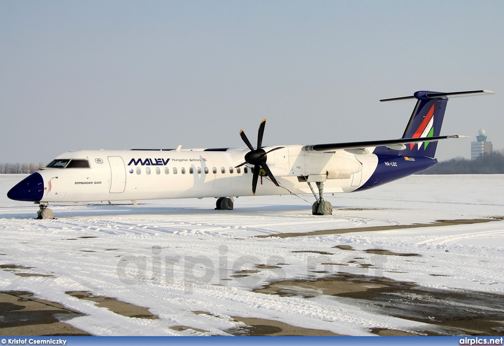 HA-LQC, De Havilland Canada DHC-8-400Q Dash 8, MALEV Hungarian Airlines