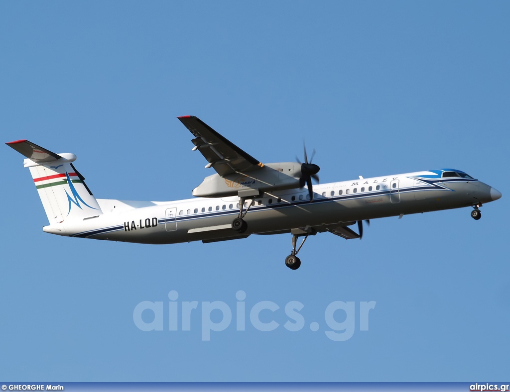 HA-LQD, De Havilland Canada DHC-8-400Q Dash 8, MALEV Hungarian Airlines